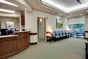 healthcare marketing - medical clinic empty waiting room - dentist marketing - Successful Marketing Group 866-411-5152